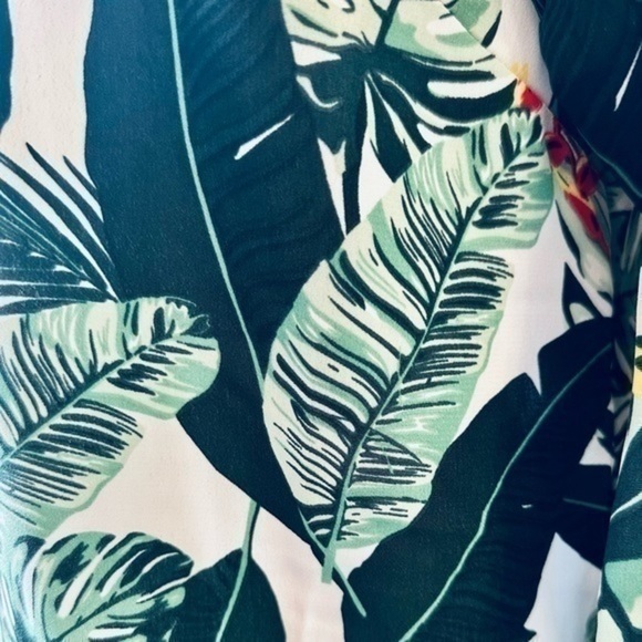 ✨🏝️ Racheal Zoe Palm Leaf Longline Kimono 👘 OS ✨🌴 NWOT🌴 - Picture 8 of 11
